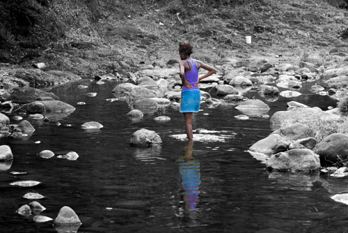Girl in River