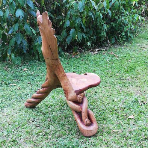 Twisted Cedar Chair - Click Image to Close