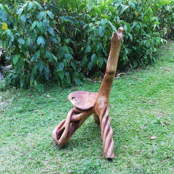 Twisted Cedar Chair - Click Image to Close