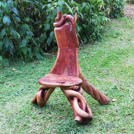 Twisted Cedar Chair
